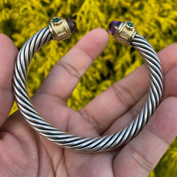 David Yurman 14k Gold & Sterling Bracelet Retails for $3800, can’t go any lower - Picture 7 of 16